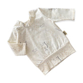Star Bright Frost Cream Lounge Top