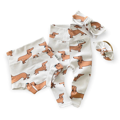 Dachshund Wiener Dog Leggings and/or Headbands