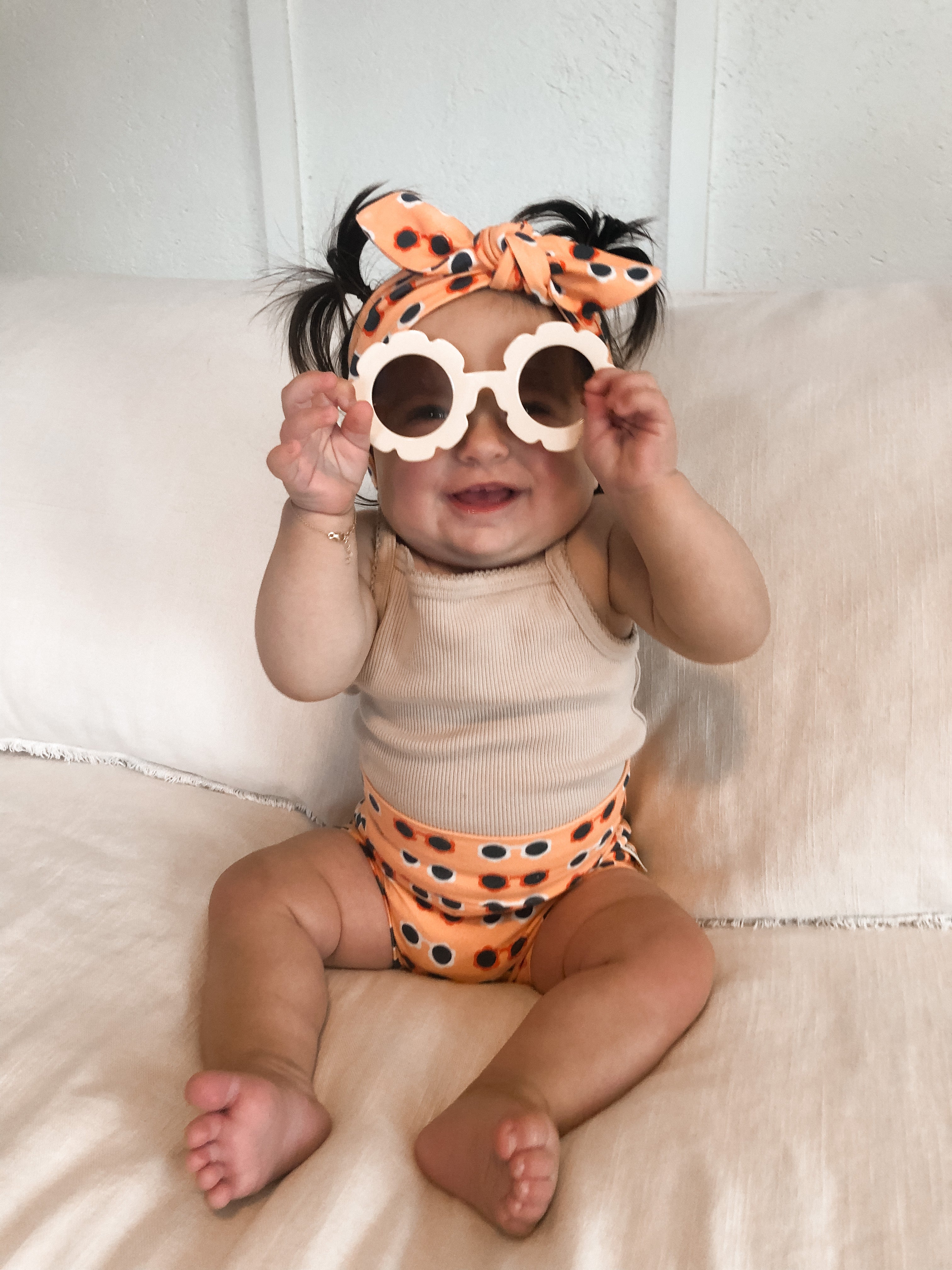 White Baby Sunglasses