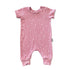 My Lucky Stars on Pink Ribbed Harem Romper