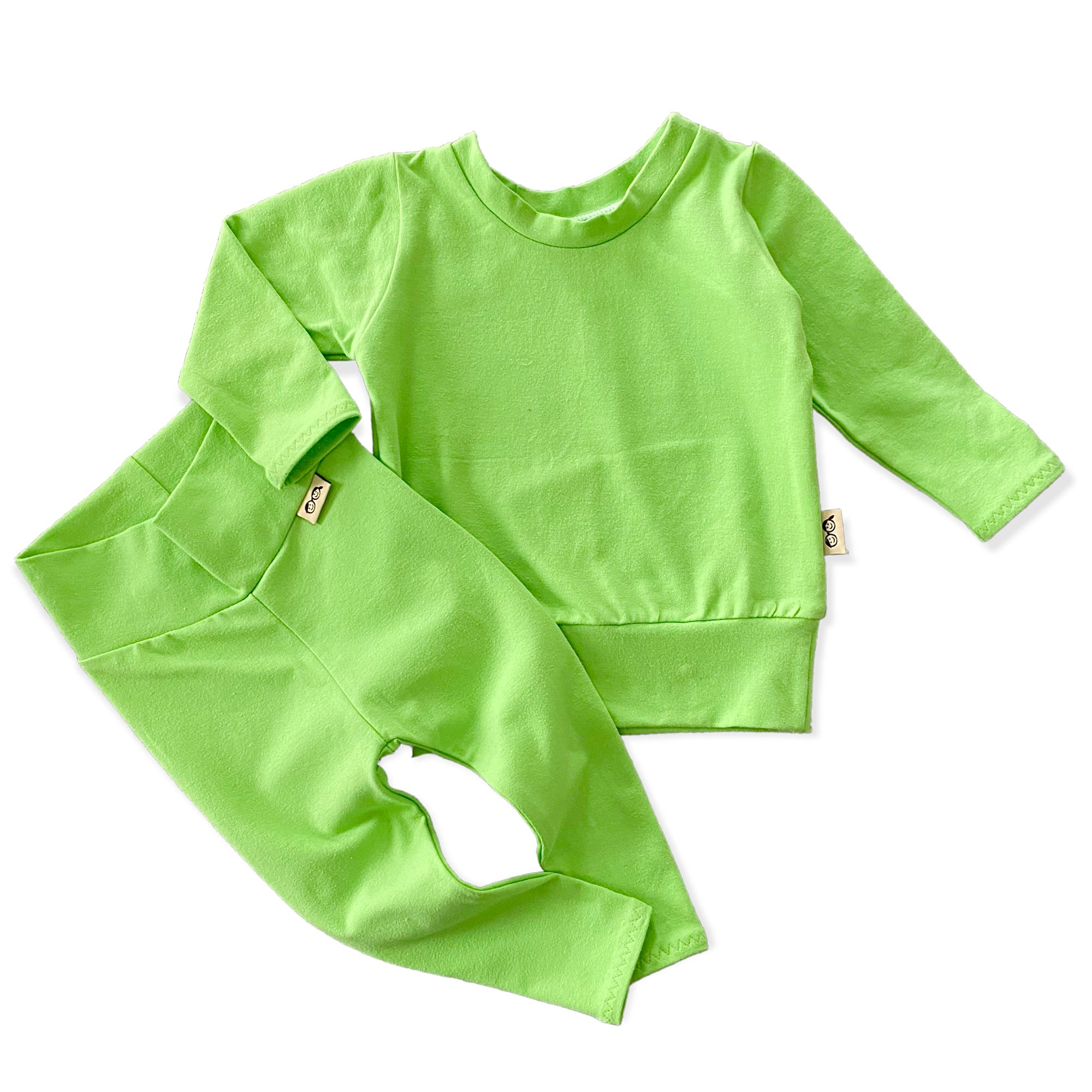 Neon Lime Green Dudis Pullover