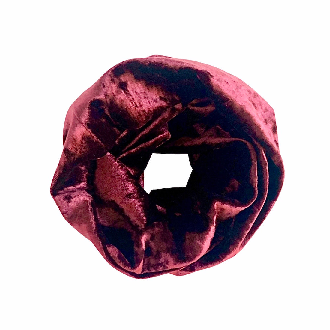 Burgundy Velvet - Infinity Scarf