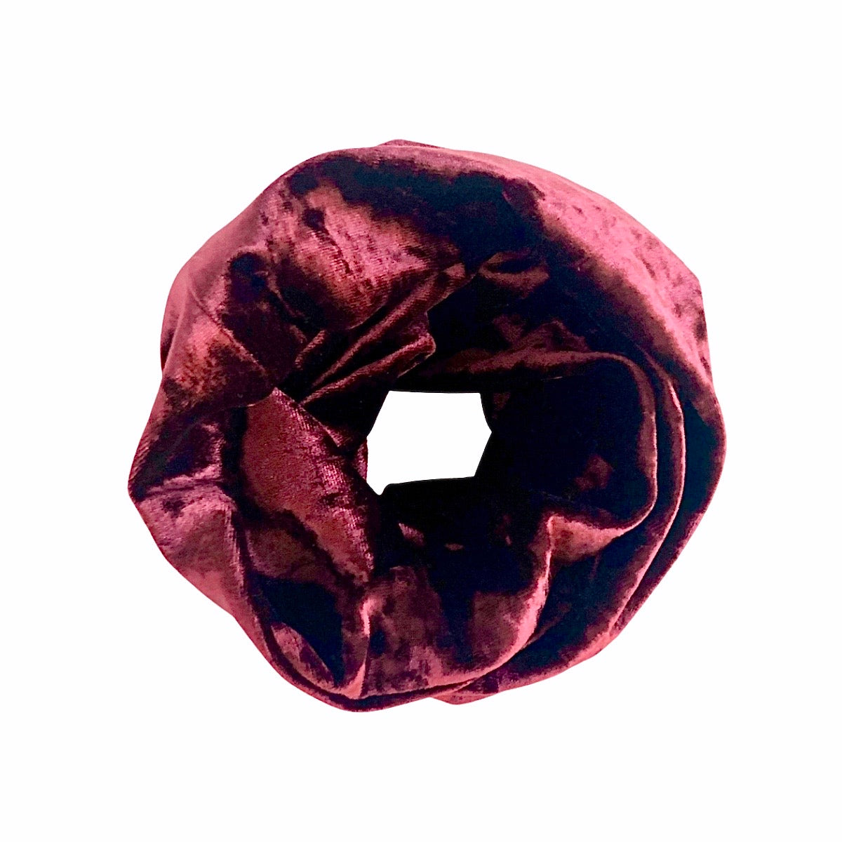 Burgundy Velvet - Infinity Scarf