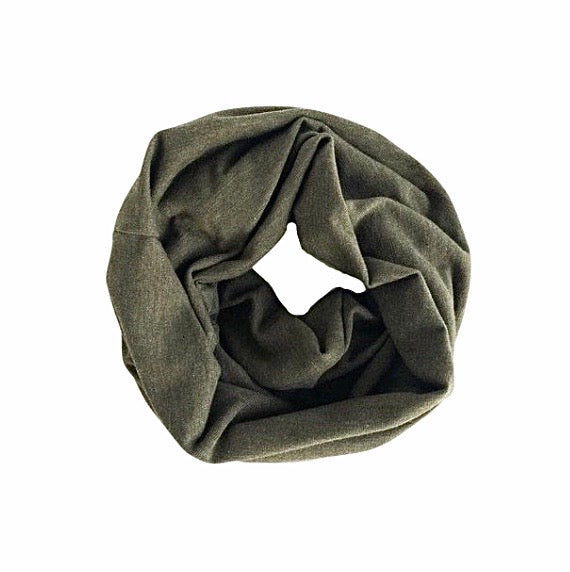 Olive Green - Infinity Scarf