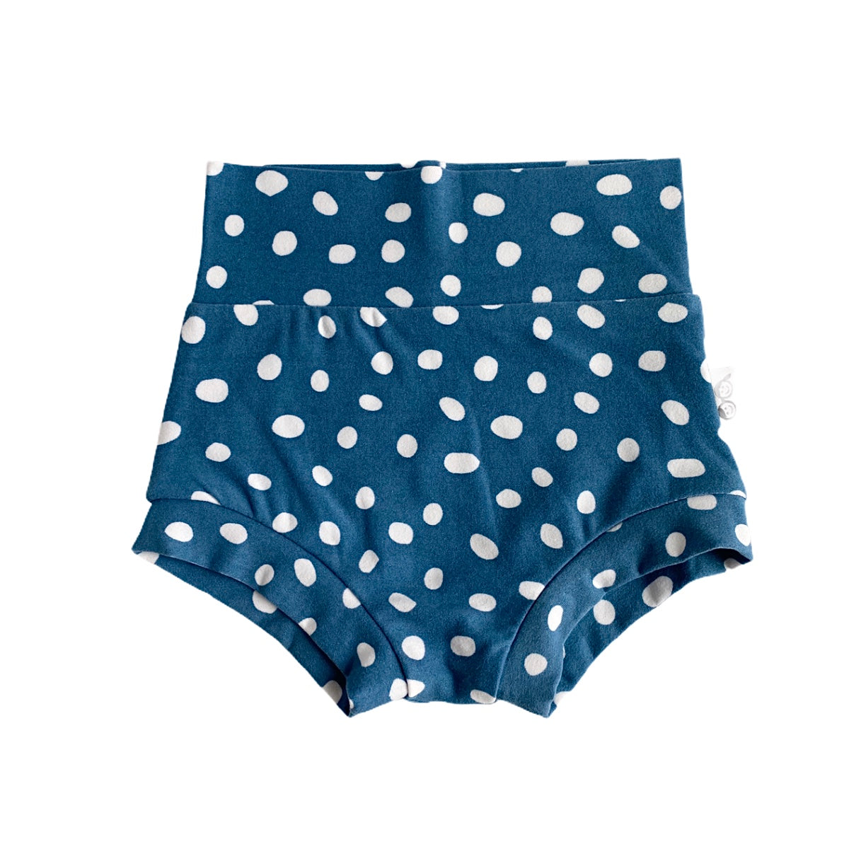 Blue White Abstract Dots Bummies