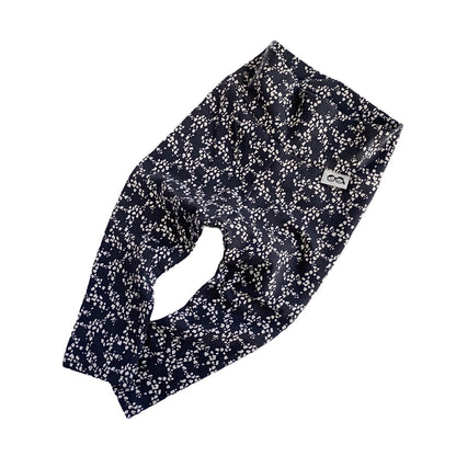 Messy Dots on Charcoal Leggings and/or Headbands