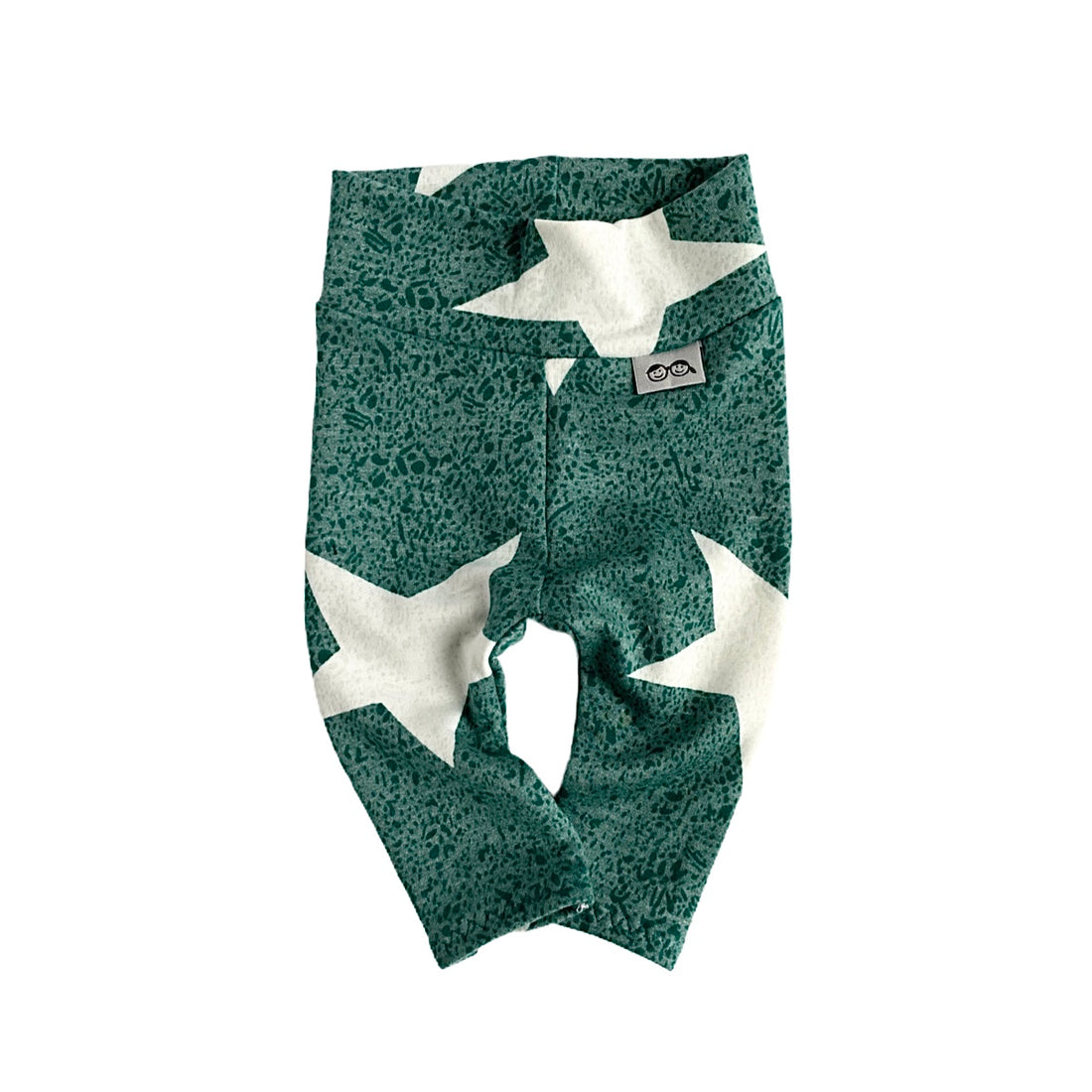 White Stars on Myrtle Pebble Leggings