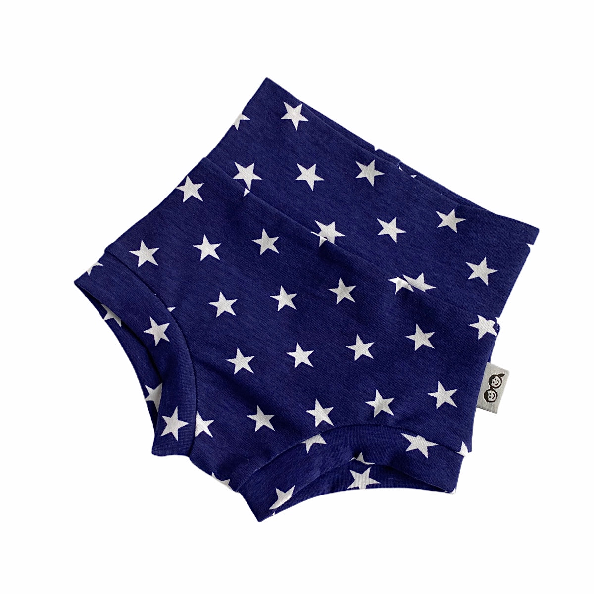 White Stars on Blue Bummies and/or Headbands