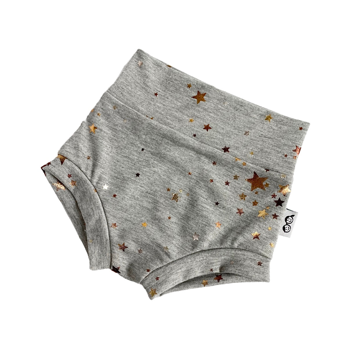 Foil Stars on Heather Gray Bummies and/or Headbands