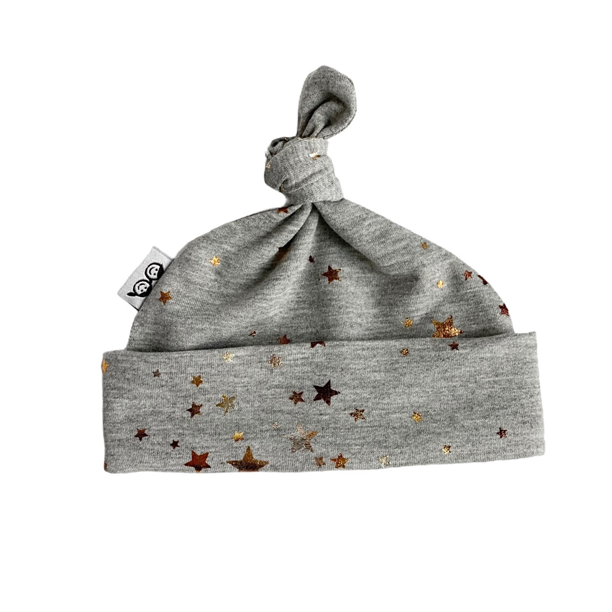 Foil Stars on Heater Gray Leggings and/or Knot Beanie Hat