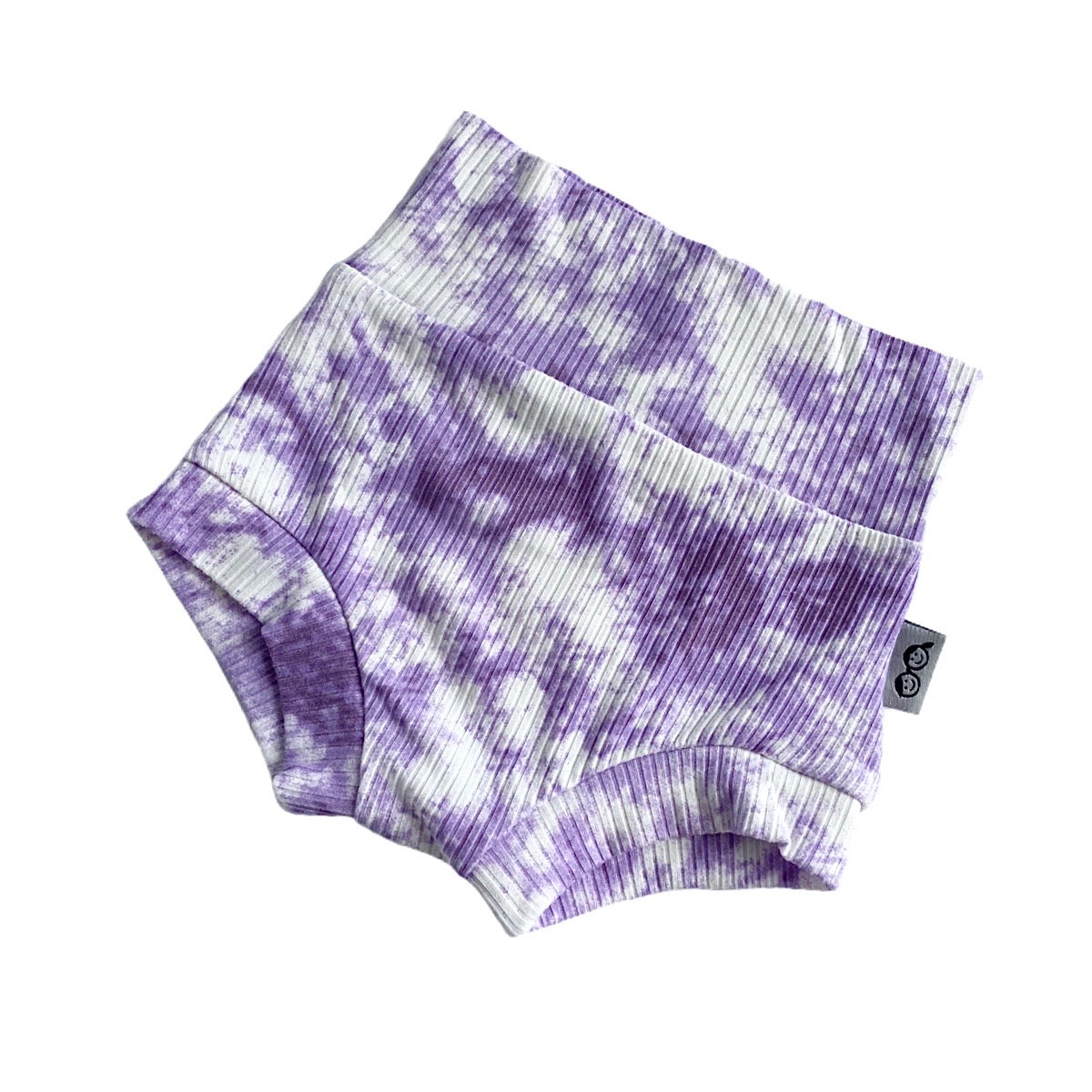 Purple Tie Dye Rib Bummies