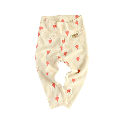 Ivory Tulips Leggings and/or Headbands