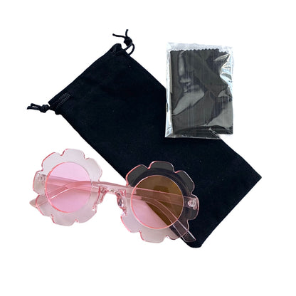 Clear Pink Baby Sunglasses