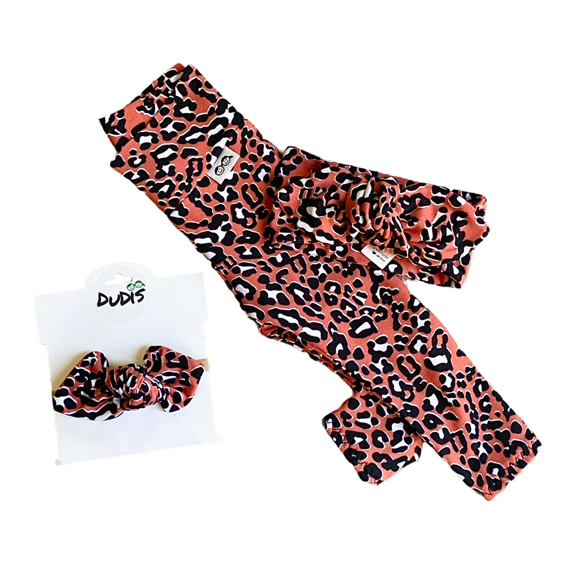 Orange Cheetah Leggings and/or Headbands