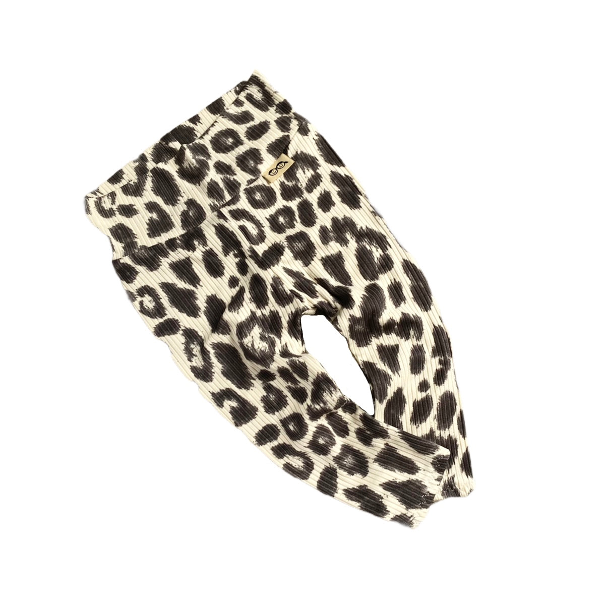Grey Cheetah on Ivory Leggings and/or Headbands