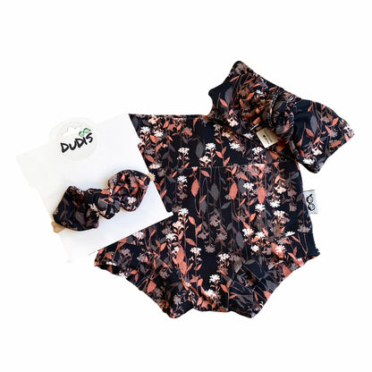 Autumn Leaf Floral Bummies and/or Headbands