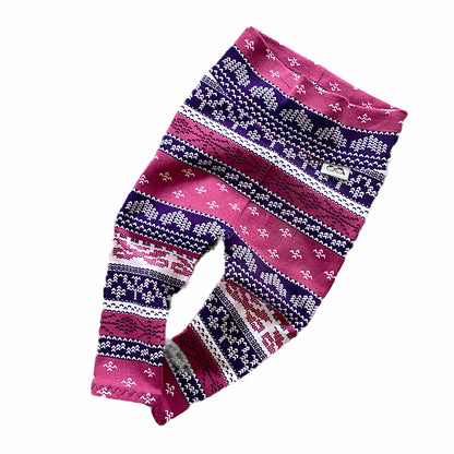 Pink Ugly Christmas Sweater Leggings and/or Headbands
