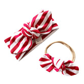 Red and White Striped Headbands