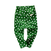 Green White Polka Dots Leggings