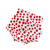 White Red Polka Dots Bummies
