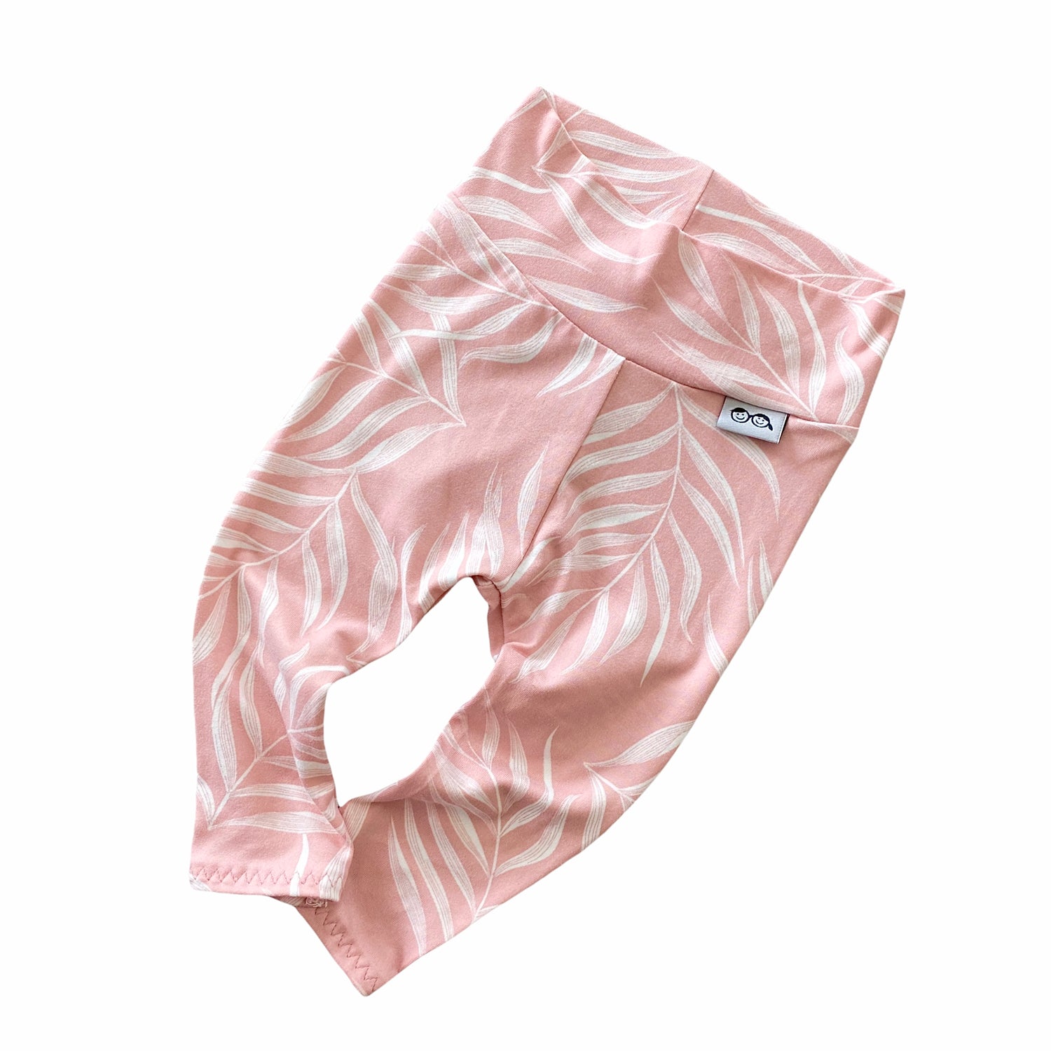 Pink Pampas Leaves Leggings and/or Knot Beanie