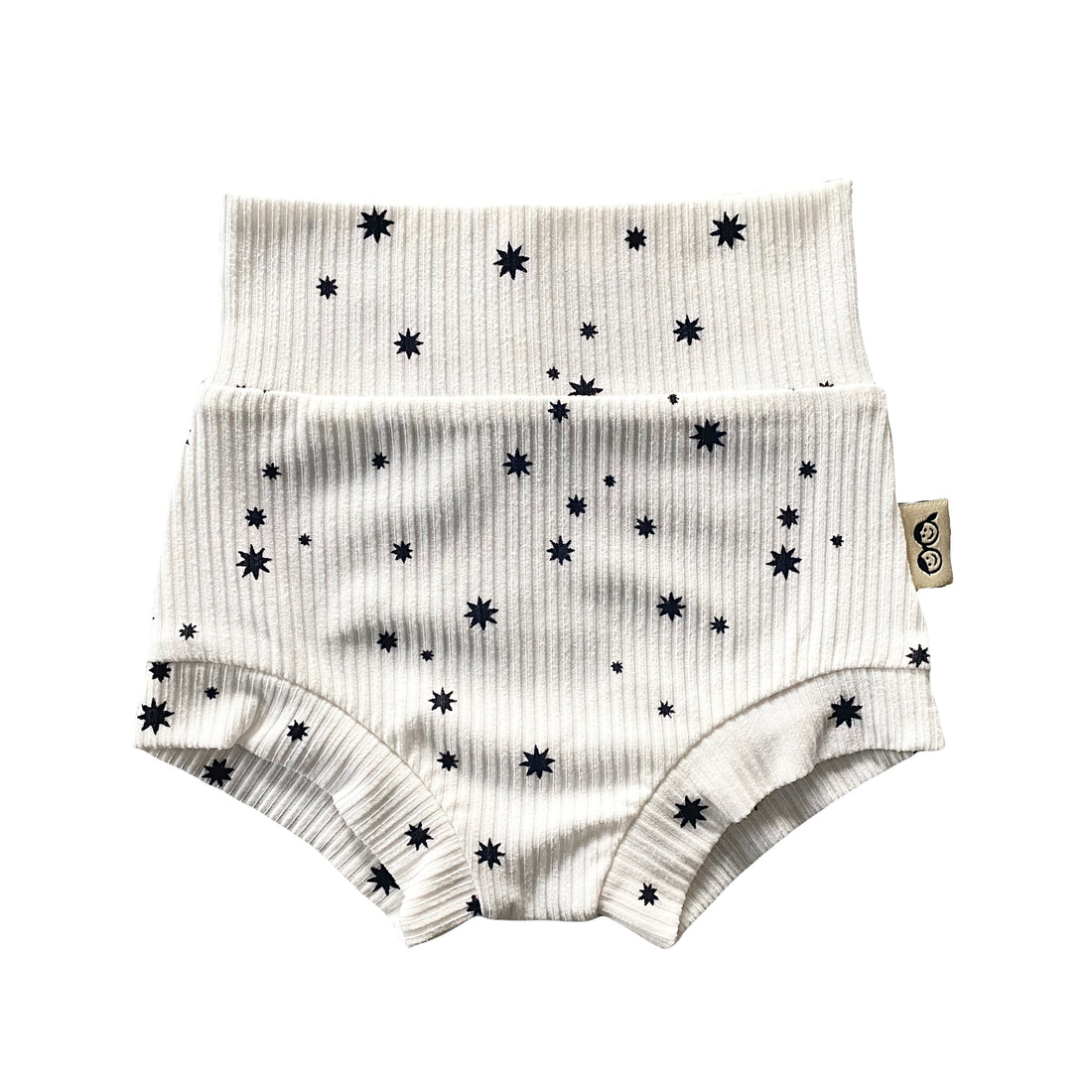 My Lucky Stars on White Ribbed Bummies