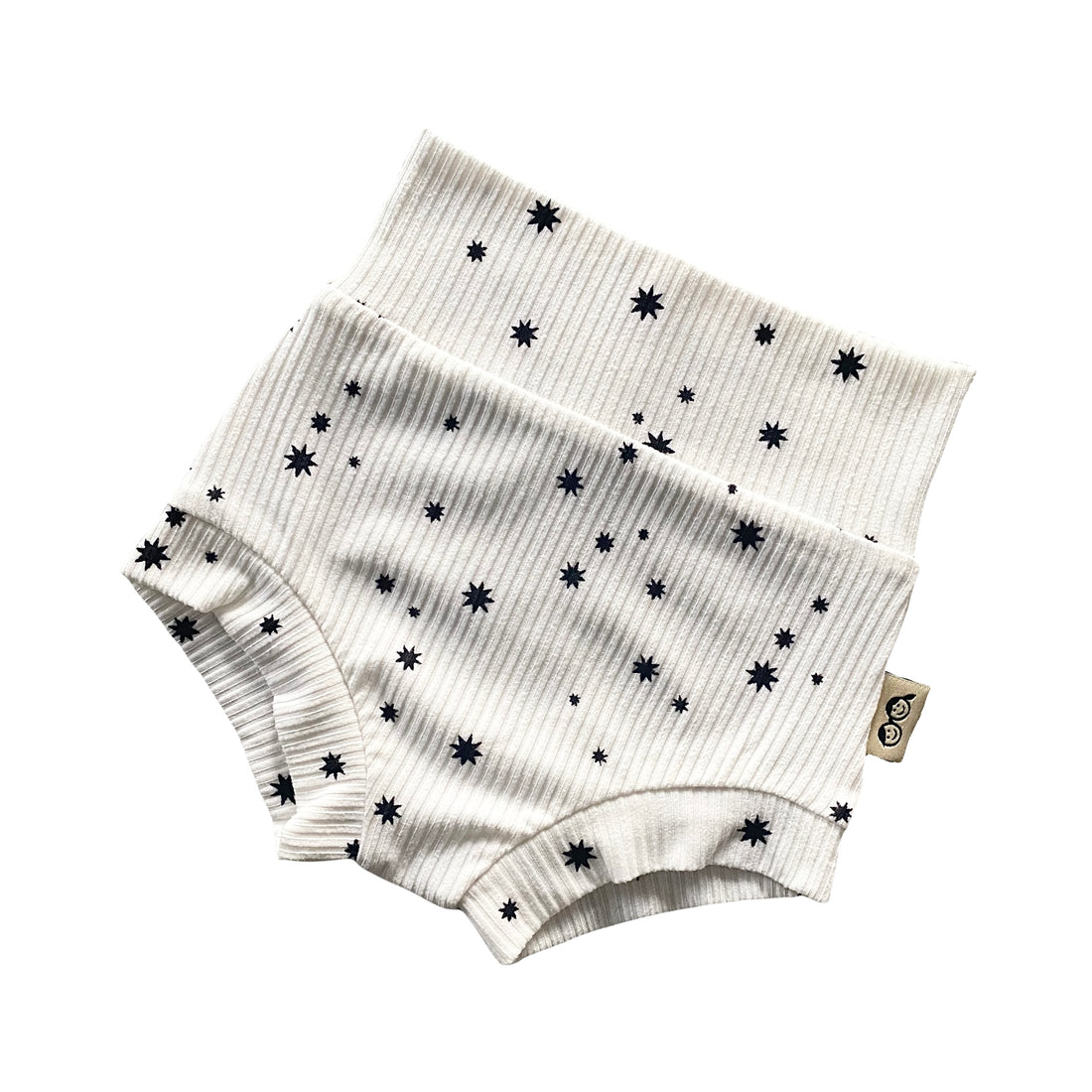 My Lucky Stars on White Ribbed Bummies