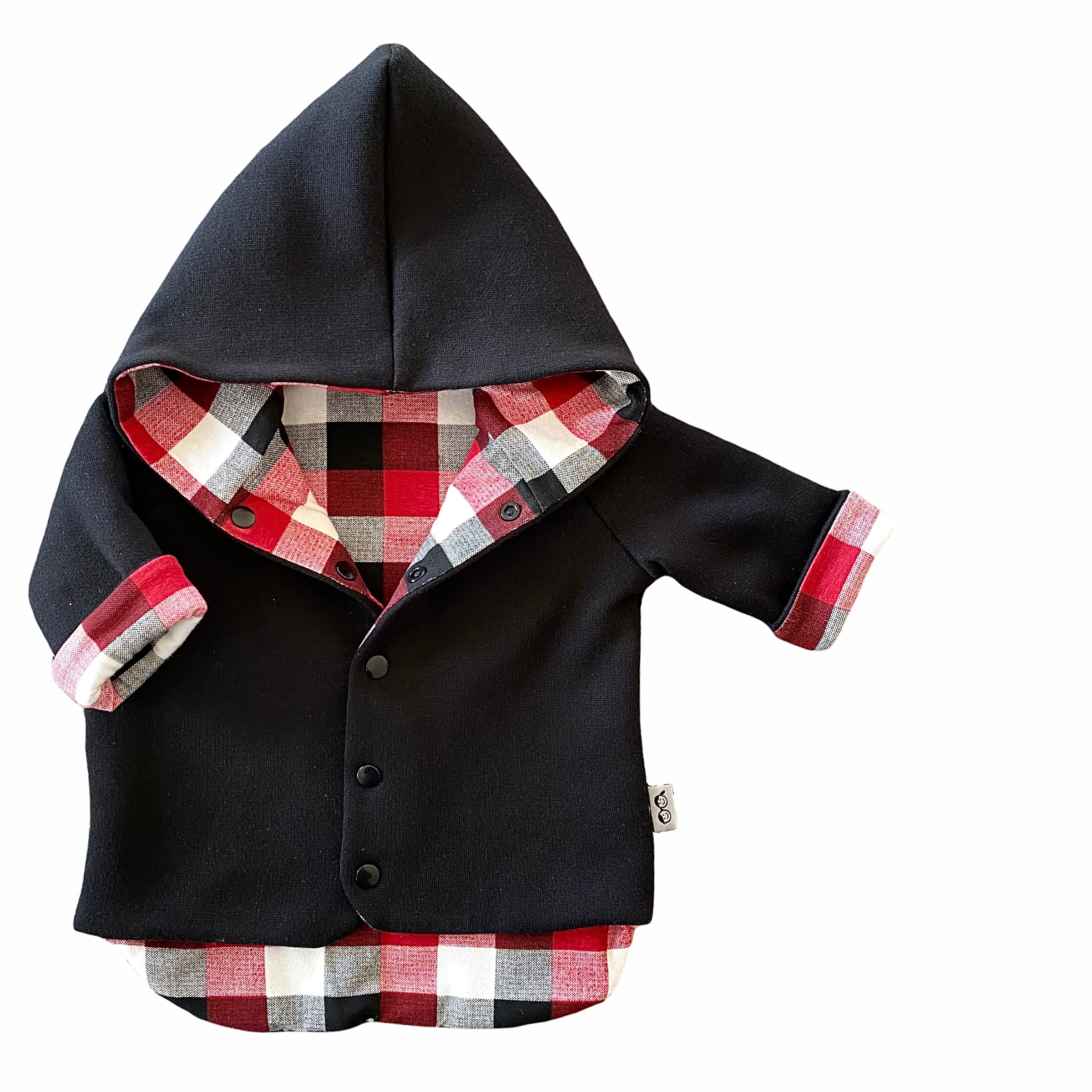 Buffalo Plaid Hooded Jacket