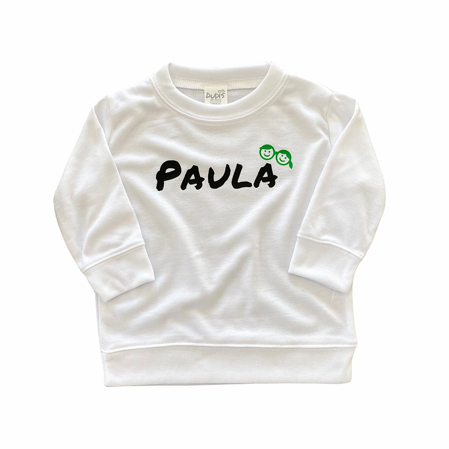 Personalized Pullover with Black Font