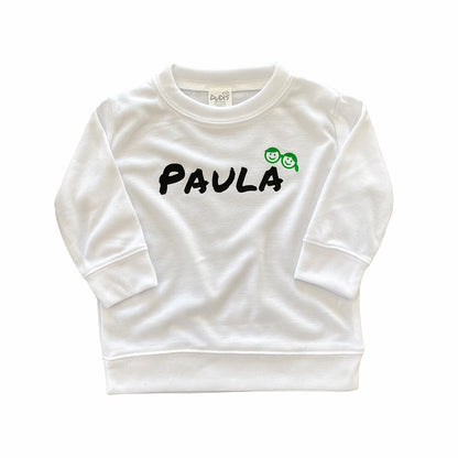 Personalized Name Pullover with Dudis Black Font
