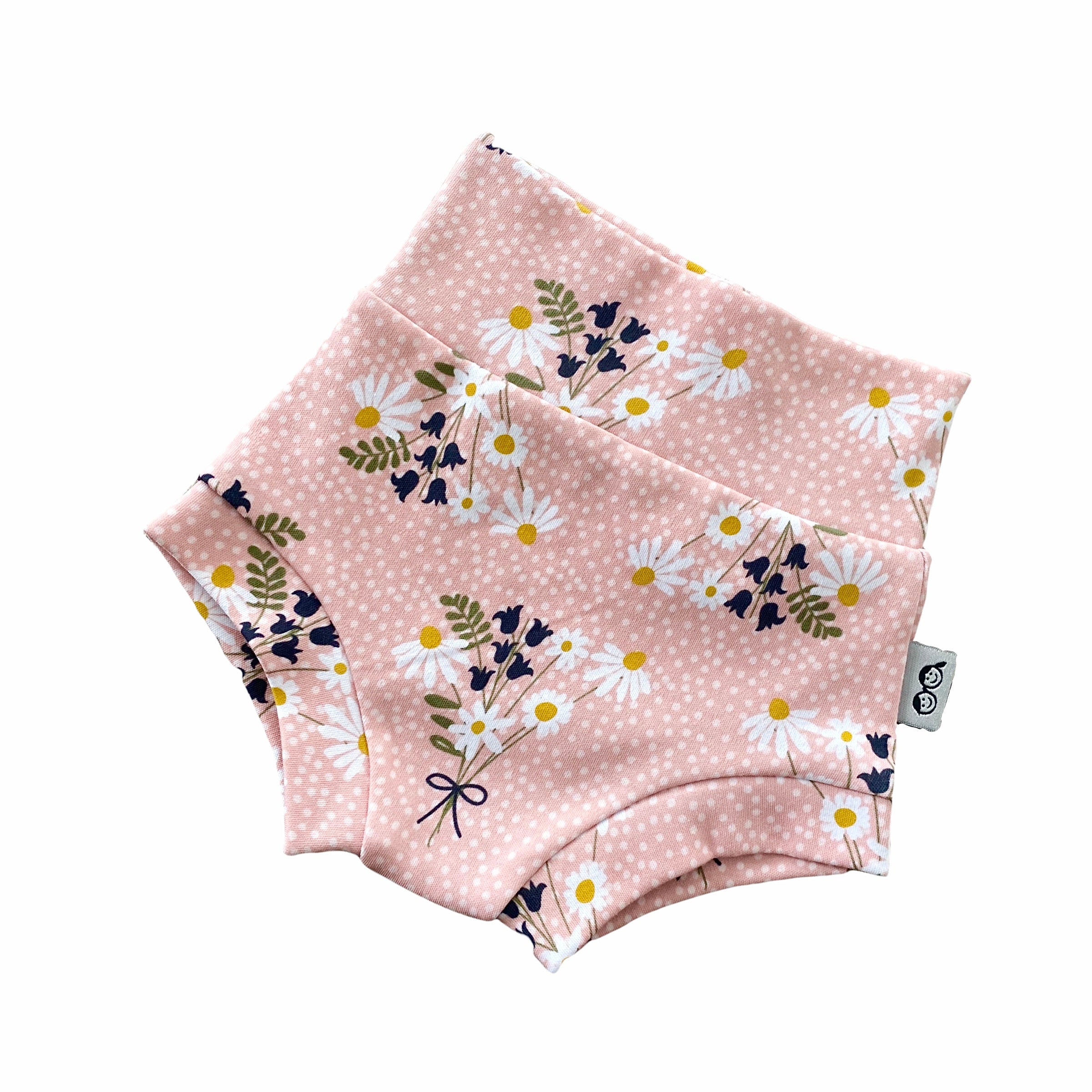 Chamomile Bouquet on Blush Pink Bummies and/or Headbands