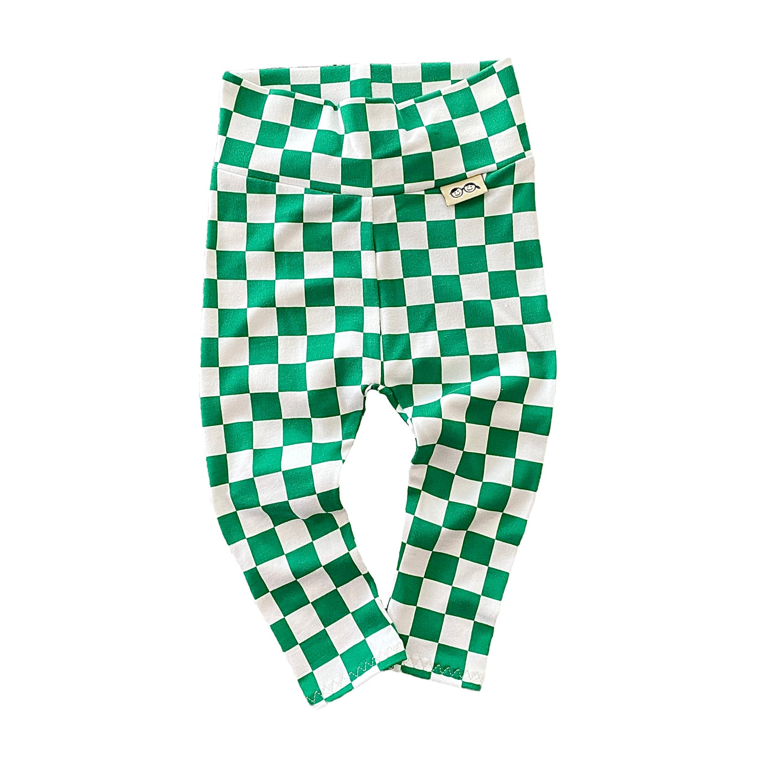 Green Checkered Leggings