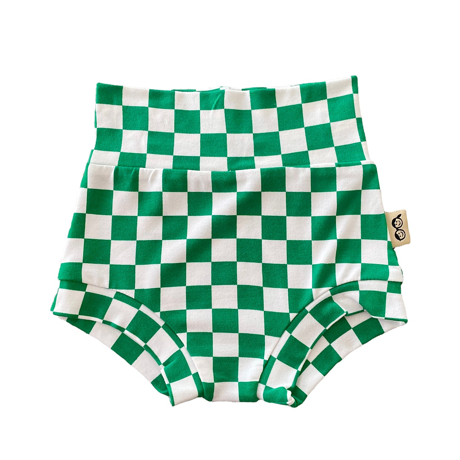 Green Retro Checkered Bummies