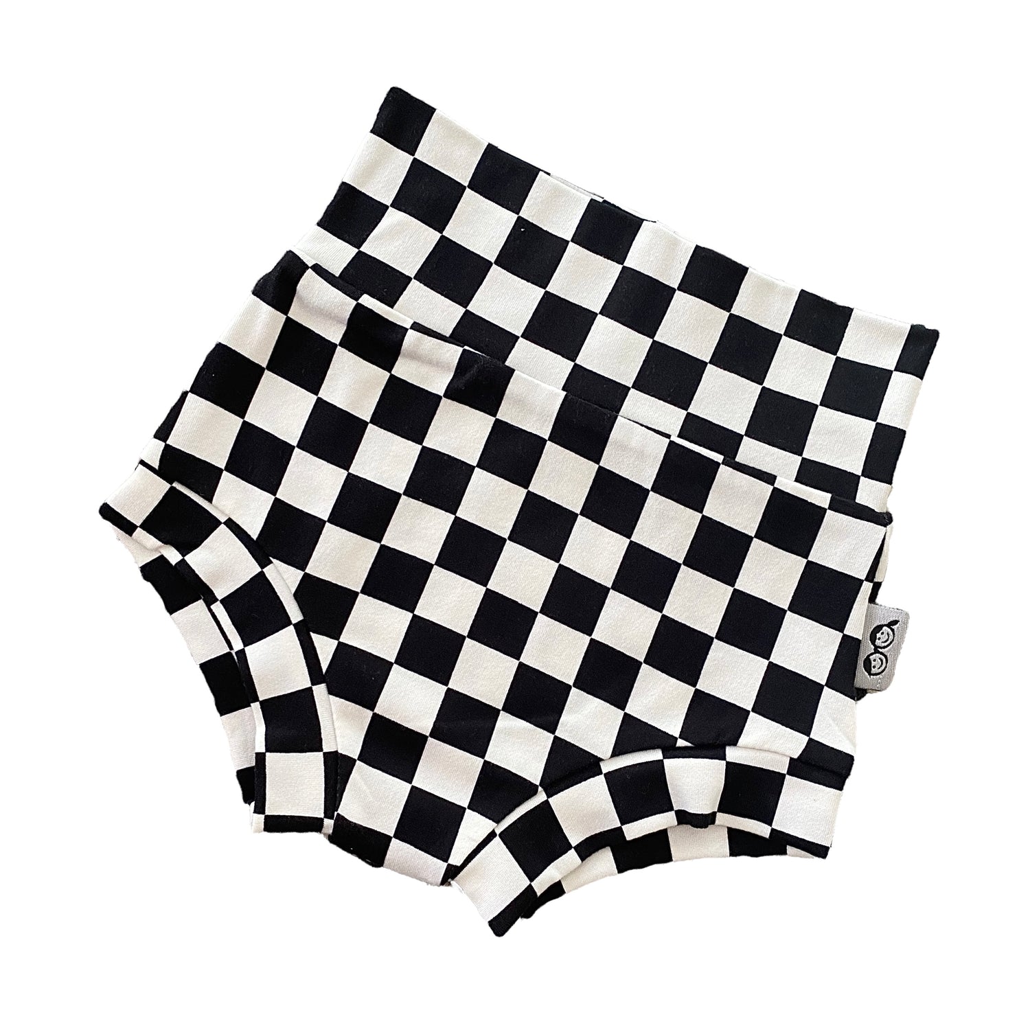 Black Retro Checkered Bummies