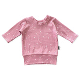 My Lucky Stars on Pink Ribbed Lounge Top