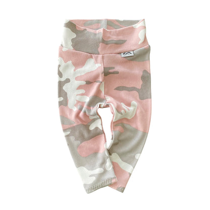 Pink Camo Leggings and/or Headbands