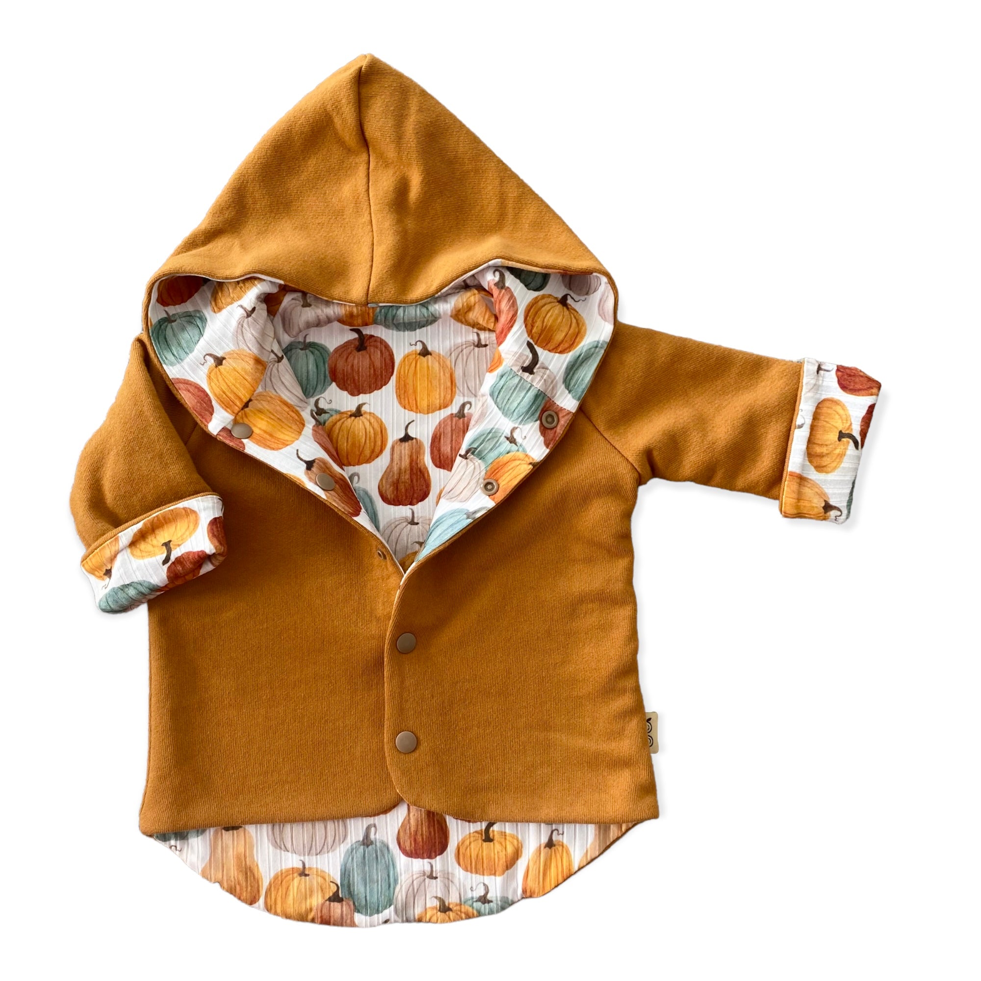 Pumpkin Patch Rib Hooded Jacket