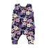 Purple Florals Harem Romper