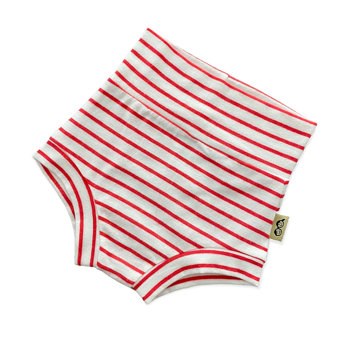 White and Red Stripes Bummies