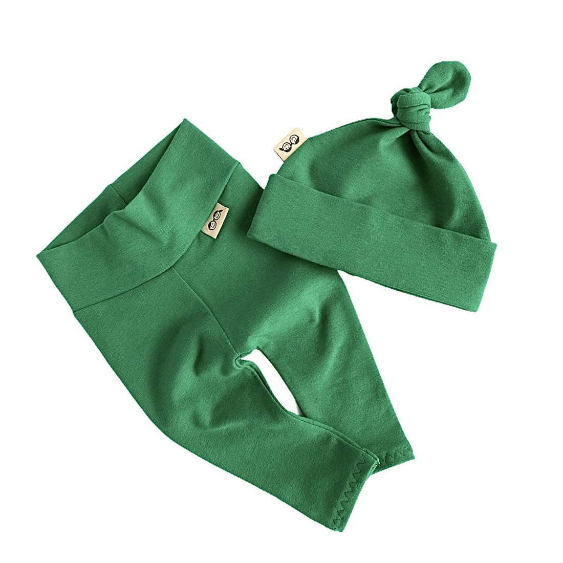 Green Leggings and/or Beanie Knot Hat