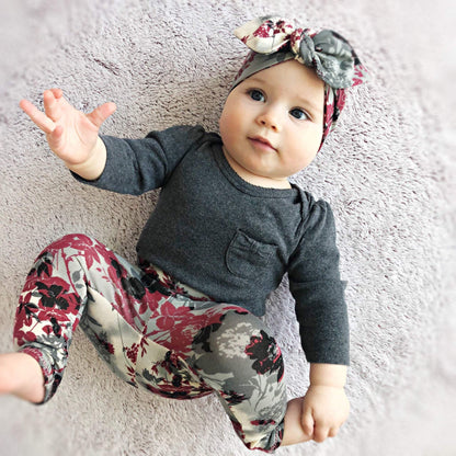 Organic Floral Leggings and/or Headbands