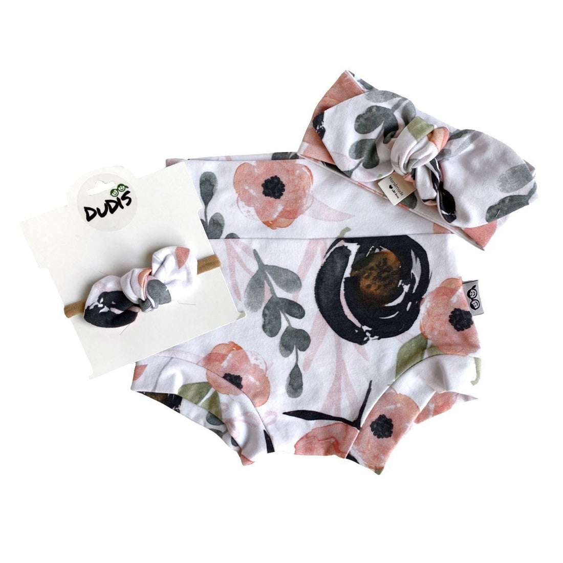 Watercolor Floral Bummies and/or Headbands