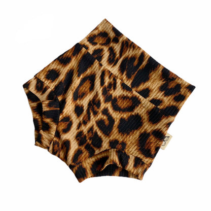 Brown Cheetah Rib Bummies and/or Headbands