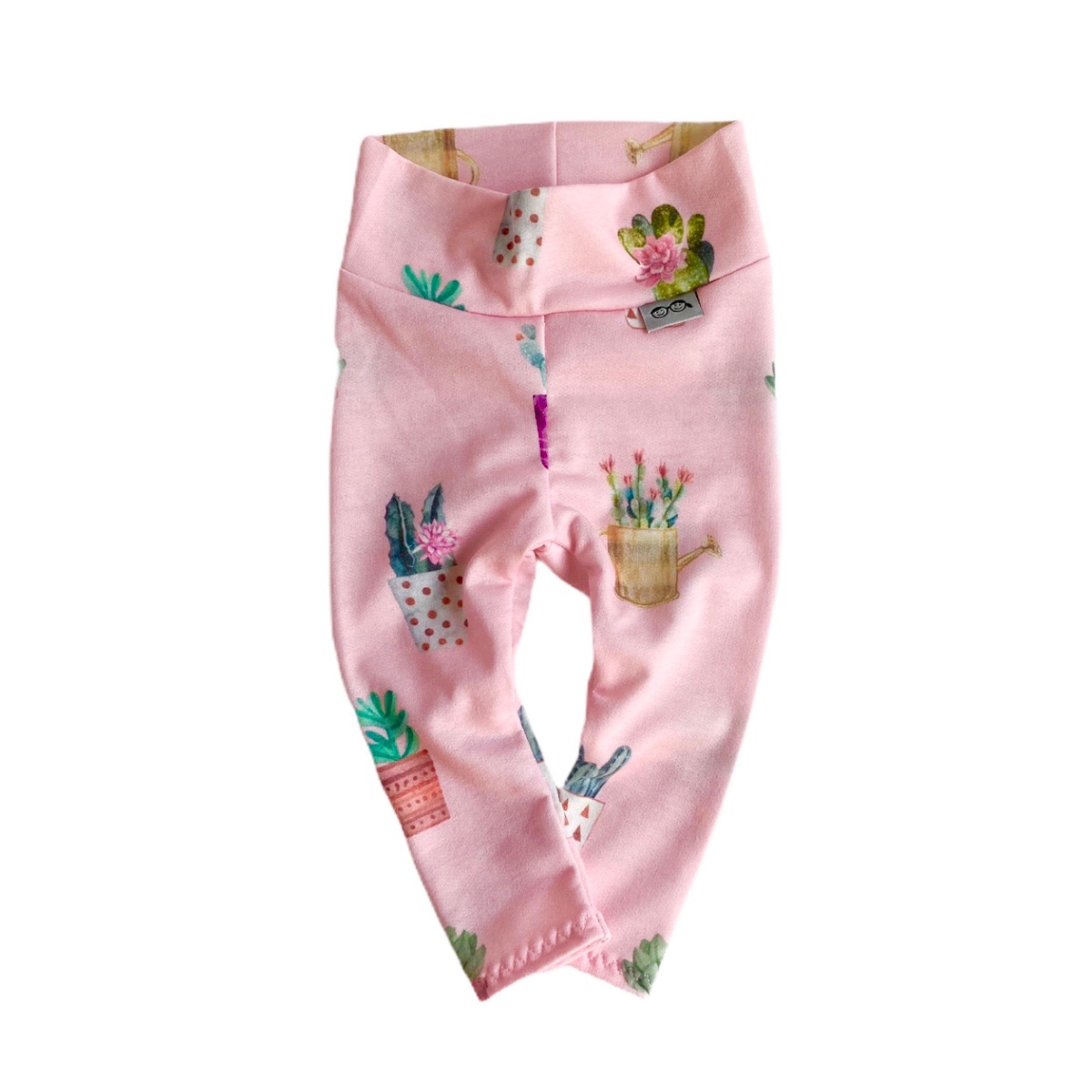 Cactus Pots on Pink Leggings and/or Headbands
