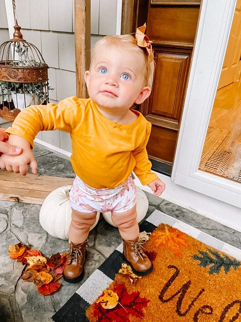 Fall Maple Leaves Bummies and/or Headbands