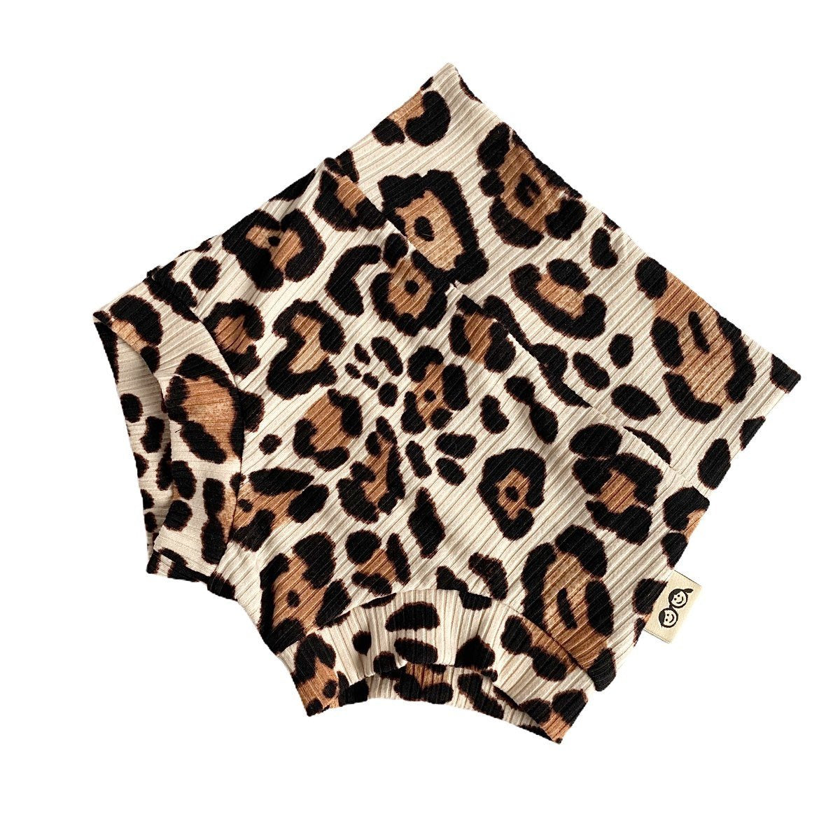 Taupe Leopard Rib Bummies and/or Headbands